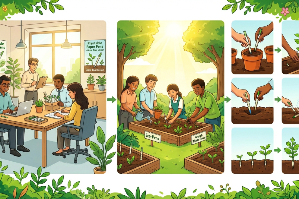 ECO PAPER SEED PENS
